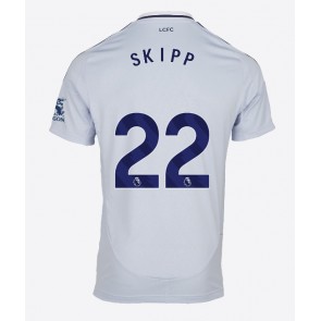 Billiga Leicester City Oliver Skipp #22 Tredjeställ 2024-25 Kortärmad